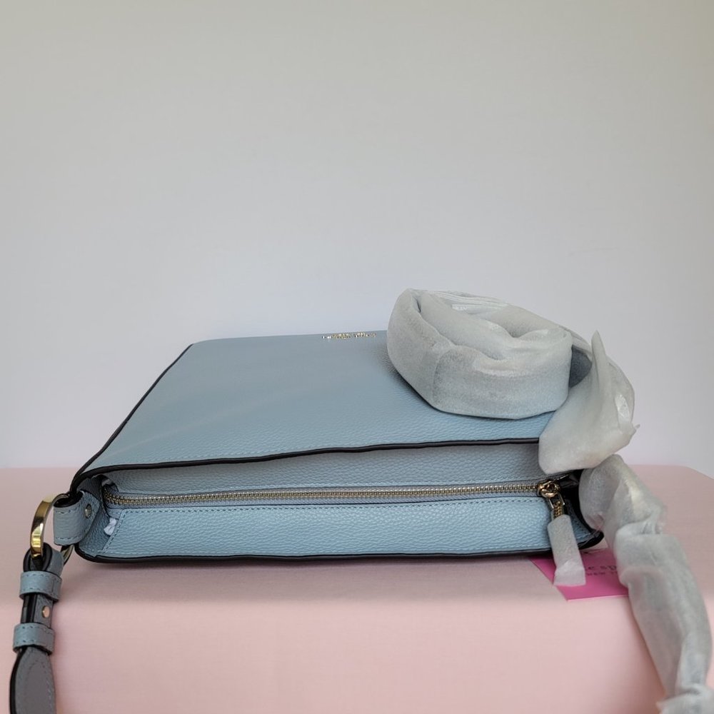 KATE SPADE Hudson Pebbled Leather Large Hobo Bag- Ocean Beach color 🎈$198.⭐ - Picture 5 of 16